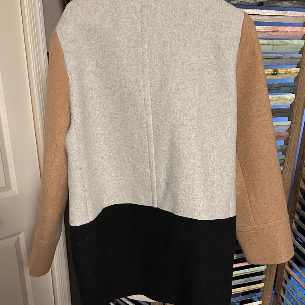J. Crew Colorblock Coat - Picture 4 of 4